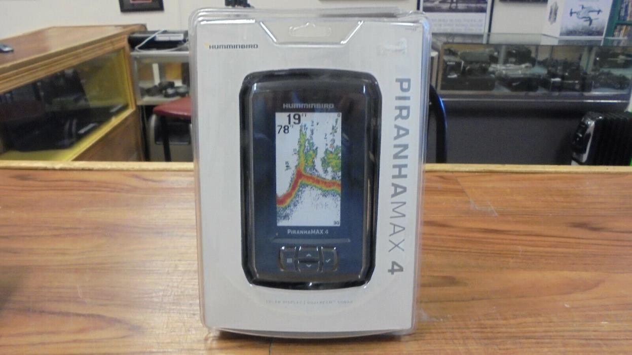 Humminbird PiranhaMax 4 Fishfinder / Depth Finder NEW (DX) #40840