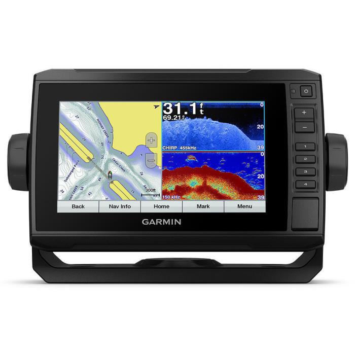 New in Box Garmin echoMAP Plus 73cv GPS Fish Finder CV22HW-TM 010-01893-01