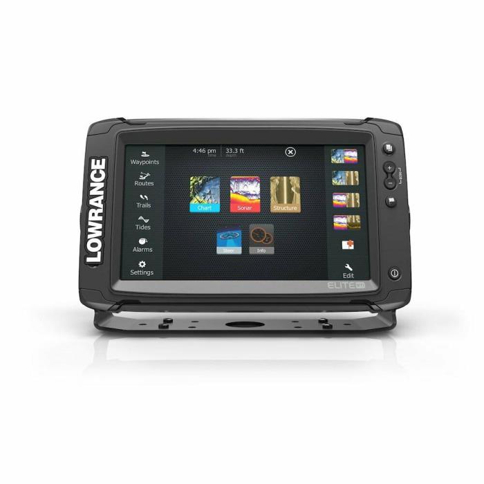 Brand New In Box Lowrance Elite-9 Ti TotalScan US/Canada Nav+ Map w/ Transducer