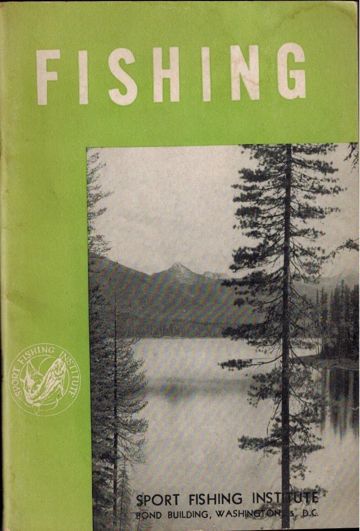 1954 BSA Boy Scouts of America FISHING Manual, Sport Fishermen Rods Reels Tackle