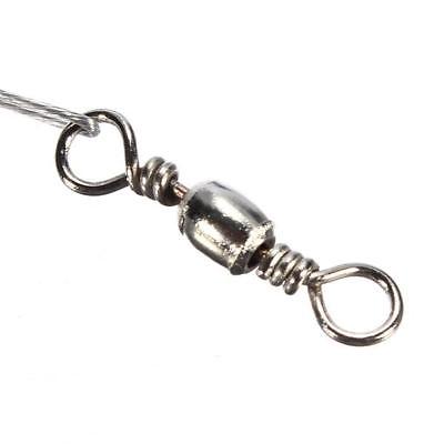 72x Fishing Lure Trace Stainless Steel Wire Spinner Line