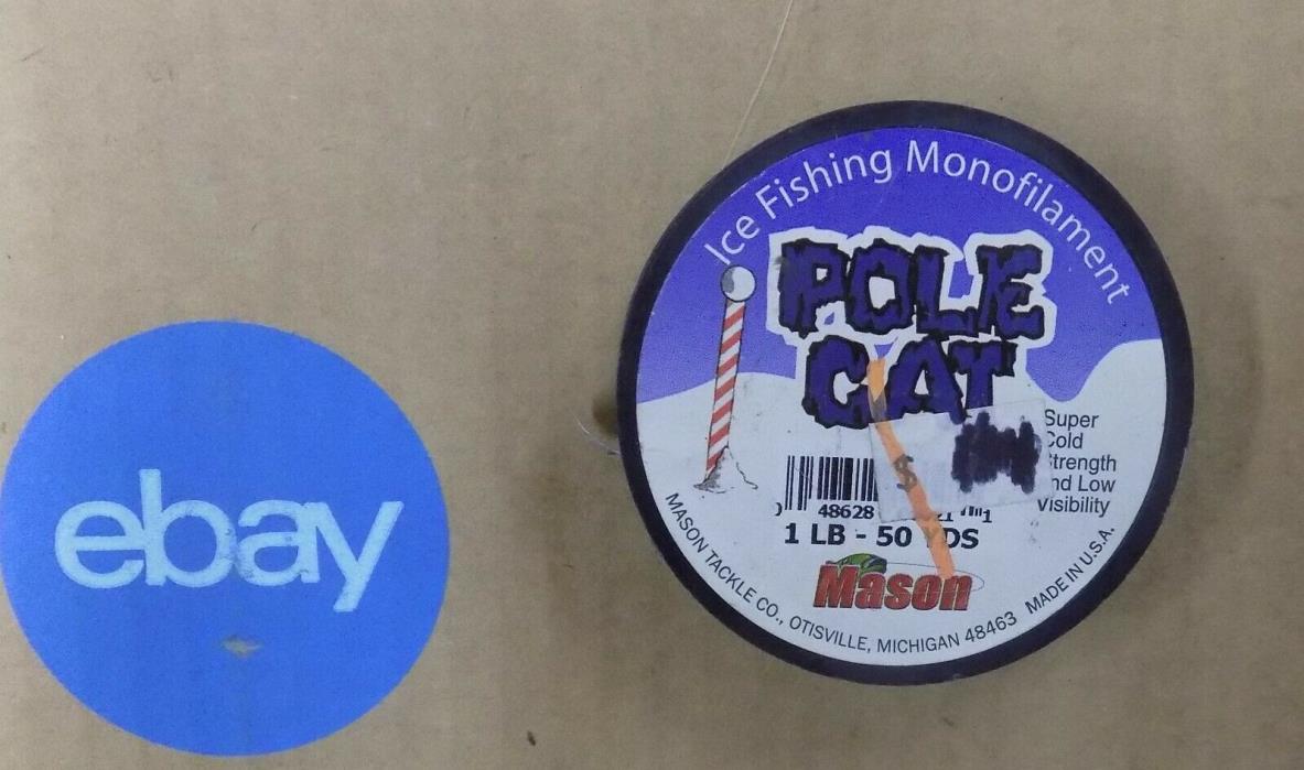 Mason Ice Fishing Line 1/2/3/4# 50yd Tip-Up Line 30/40# 50yd (Select One) USA