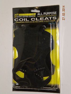 All purpose Coil Cleats shoe grip size 5 to 9,Snow/ ice shoe,ICE Fishing etc,New