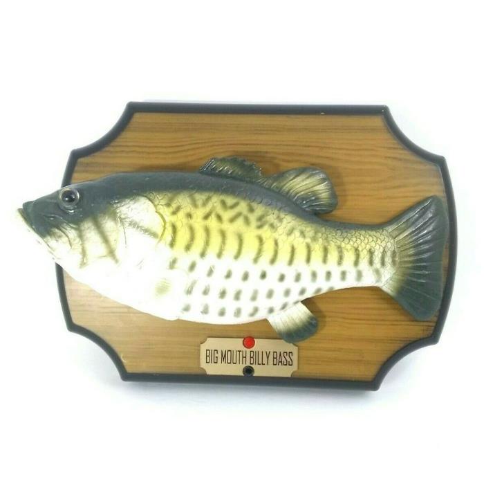 Big Mouth Billy Bass Singing Fish Gemmy Industries Inc 1999 Tested and Works