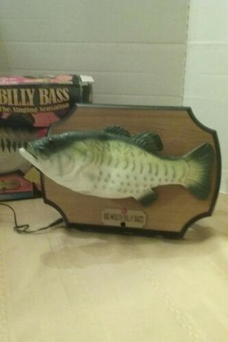 Big Mouth Billy Bass The Singing Sensation 1999 Motion Activated