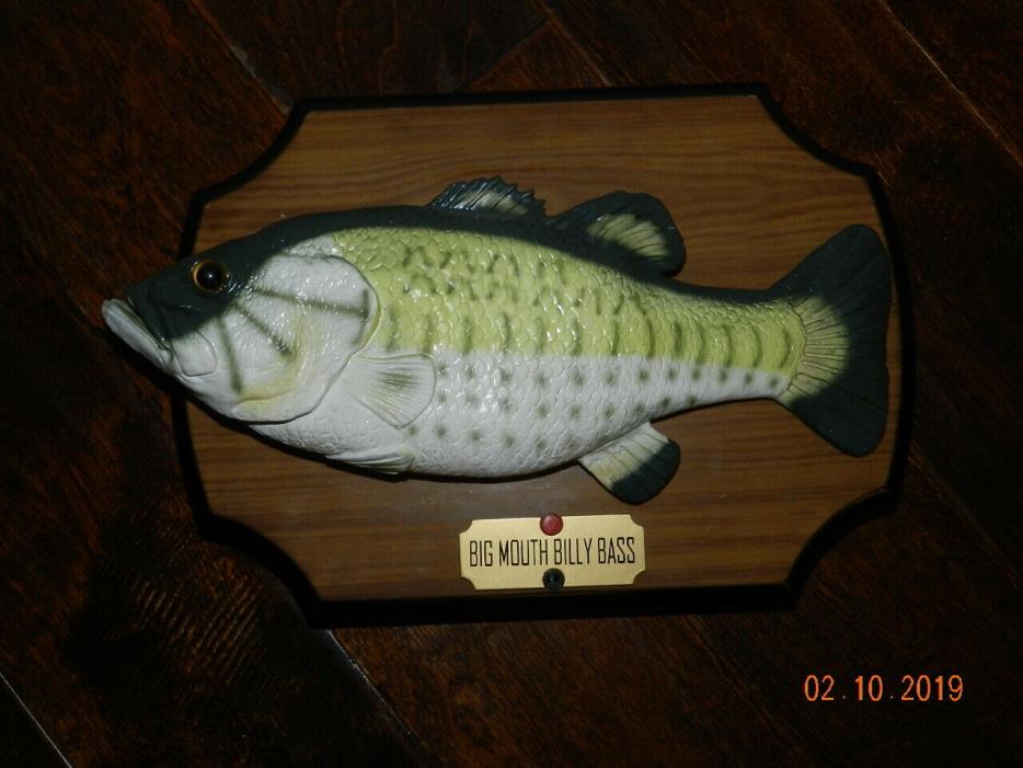 Vintage Big Mouth Billy Bass Singing Fish Gemmy 1999 Motion Works