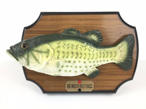 Original 1999 Gemmy Big Mouth Billy Bass Singing Fish Decor Tested and Working