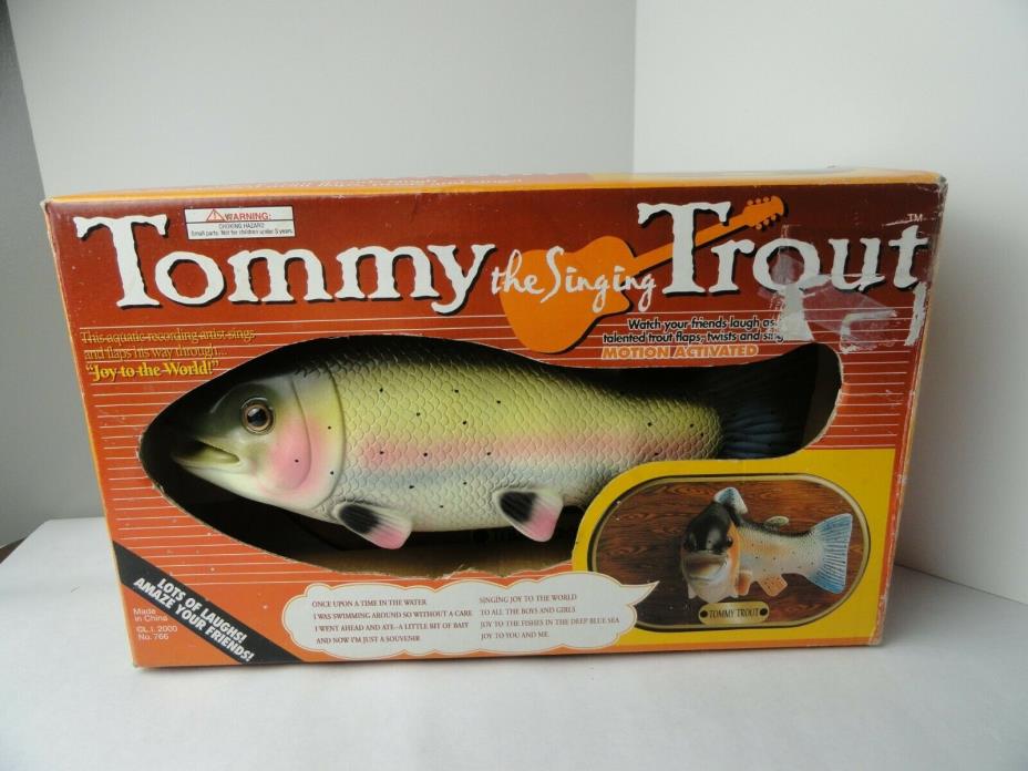Tommy Trout The Singing Animated Fish Wall Plaque