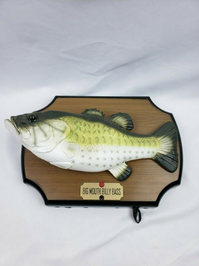 Original Gemmy 1999 Big Mouth Billy Bass Singing Fish/ Moving Tail   Works Great
