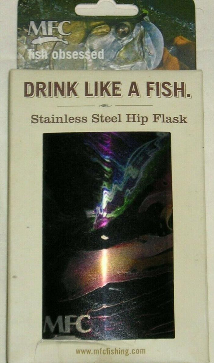 Flask Montana Fly Company MFC Stainless Steel 8 oz Sylvester's Digital Brown NEW