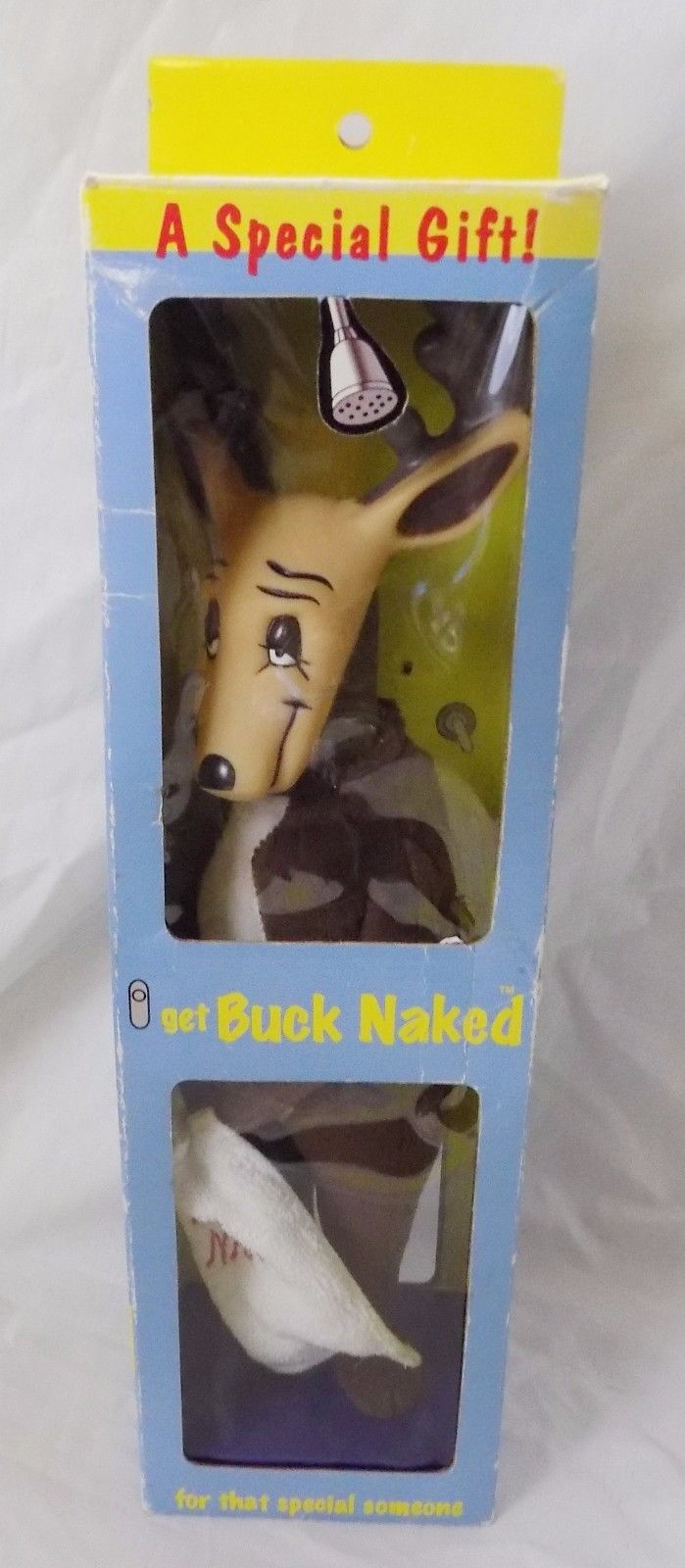 Vintage Get Buck Naked Gag Gift Large Deer Figure Funny! Hunter Husband F  Ship