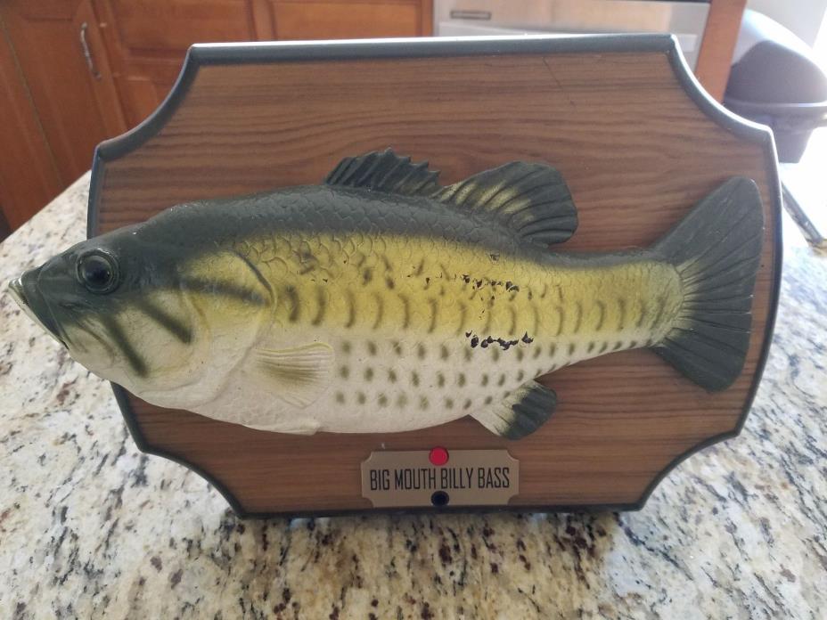 Big Mouth Billy Bass Gemmy 1999 Take Me To The River Don't Worry Be Happy Read!