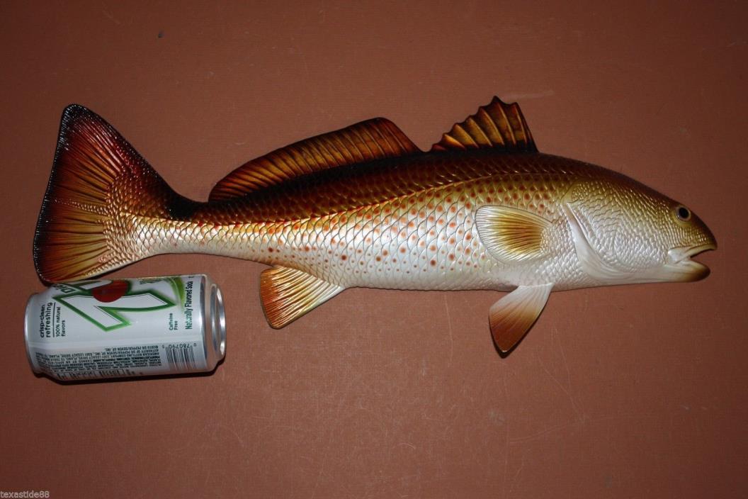 (1) Large 19 inch Redfish, FIsherman Gift, Ready mount, Ultra Realistic, 3-D
