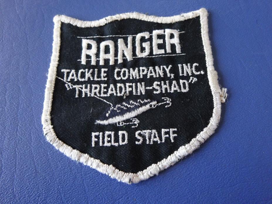 Vintage Ranger Tackle Company Field Staff Cloth Patch