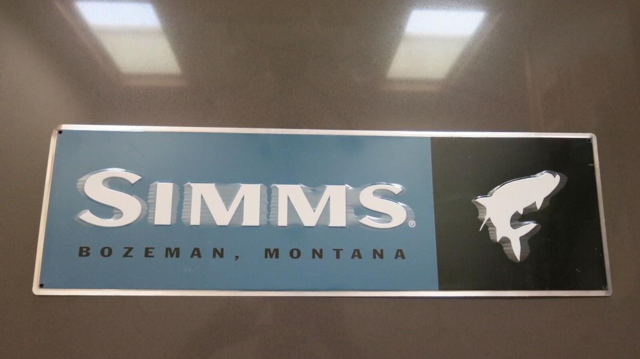 RARE Simms Aluminum Tarpon Sign!!!