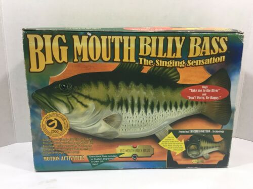 NEW Big Mouth Billy Bass The Singing Sensation 1998 Gemmy (A050)