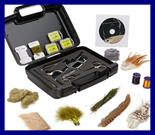 Deluxe Fly Tying Kit FREE SHIPPING Fishing Equipment