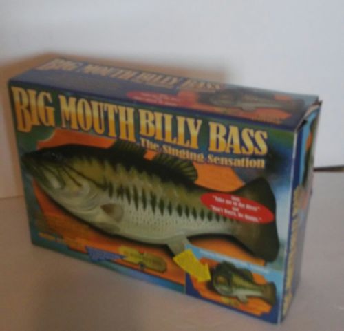 1999 Gemmy Big Mouth Billy Bass Fully Working Animated Singing Fish Mount