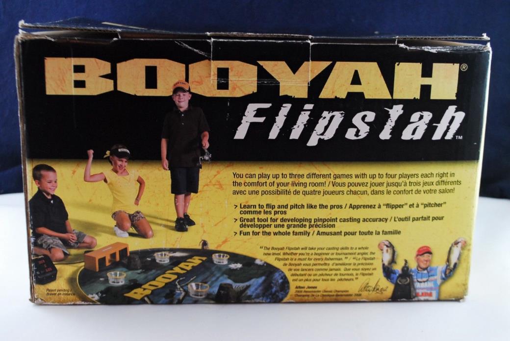 BOOYAH FLIPSTAH INDOOR CASTING PITCHING FLIPPING GAME NEW IN BOX