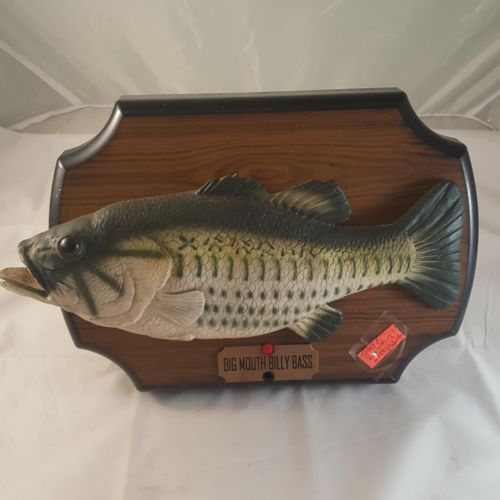 Big Mouth Billy Bass Singing Fish Gemmy 1999 Alexa Project Works w/ISSUES