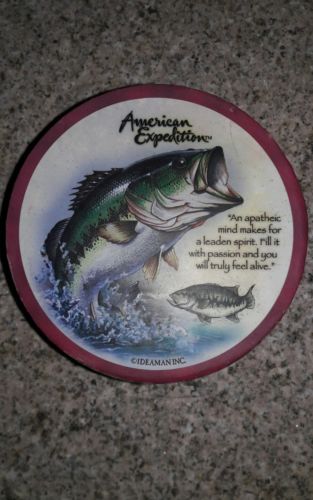 Americana Expedition Set of 4 Stone Coaster - Large Mouth Bass CTST-111
