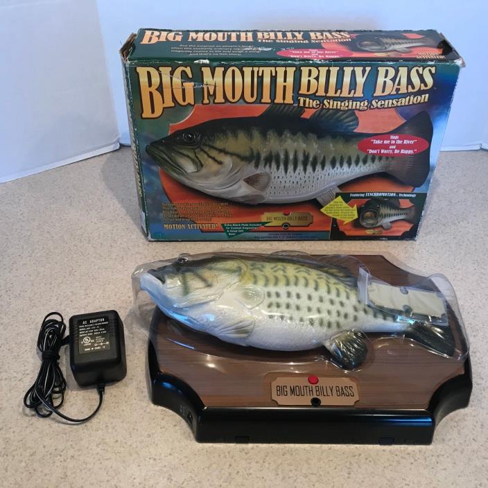 ORIGINAL Big Mouth Billy Bass The Singing Sensation Singing & Motion Fish