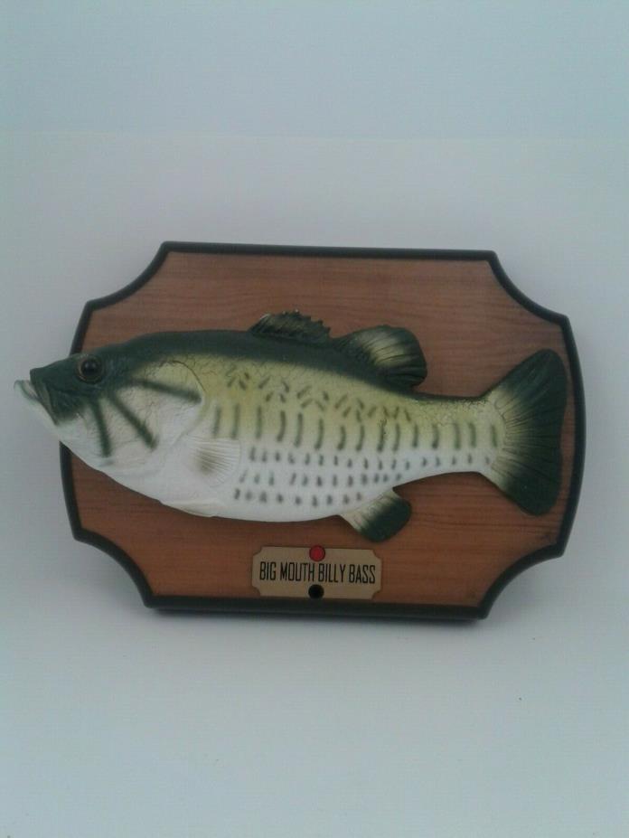 Original 1999 Gemmy Big Mouth Billy Bass Singing Fish Decor Tested and Working