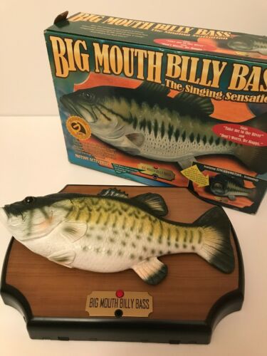 Big Mouth Billy Bass Singing Fish 1998 Works Great