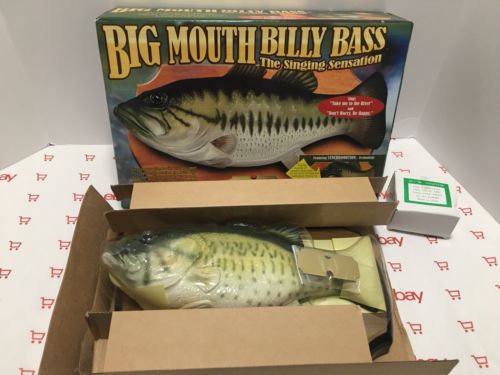 Big Mouth Billy Bass the Singing Sensation New In Box Vintage NIB