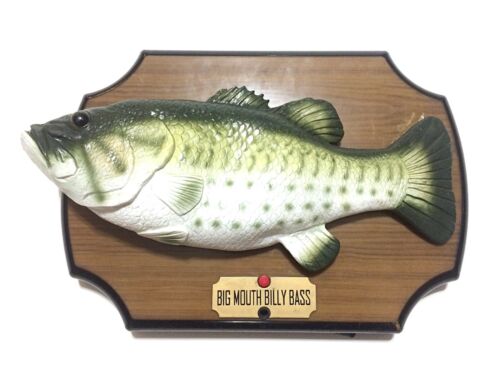 Vintage Big Mouth Billy Bass Singing Fish *For Parts Only * Not Working