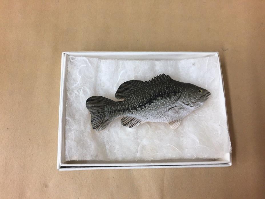 Largemouth Bass Lapel Pin/Hat Pin with gift box