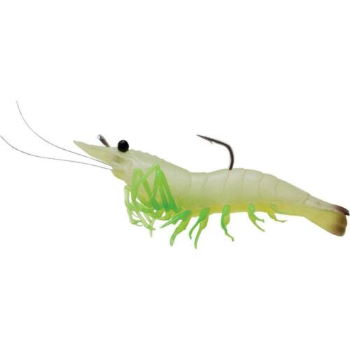 Rigged Shrimp Soft Plastic - Saltwater, 3