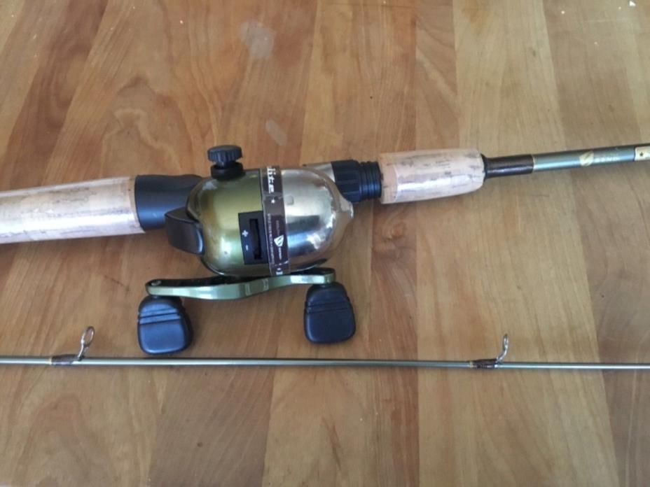 South Bend Microlite Ultralight Trigger Spin Combo Rod - Graphite Reel Seat. 5’