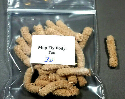 30 Mop Fly Body for Fly Tying - Tan