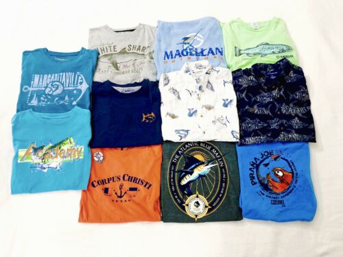 HUGH Lot Of Men's Fishing Shirts Columbia, Magellan Outdoors, Pirana Joe, & More