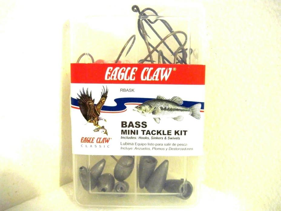 Eagle Claw Bass Mini Tackle Kit brand new sealed box