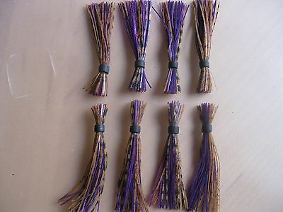 Lot of 8  *2 1/2 inch*  Jig/Spinnerbait skirts (B)