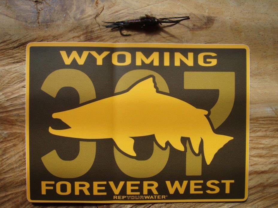 Wyoming Trout Forever West Fly Fishing sticker