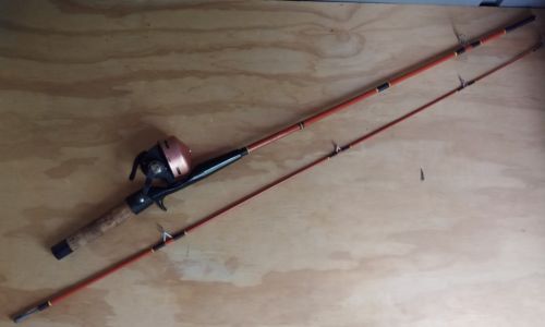 vintage Garcia Kingfisher rod and reel combo 2120