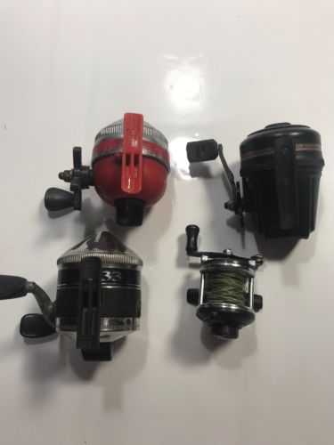 Johnson Country mile 10 , Zebco 33 , Zebco Dale Jr. reel Lot of 3 Sold no work