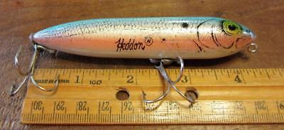 Heddon Zara Spook White and Pink with Blue Back No Rattle Topwater Lure Estate