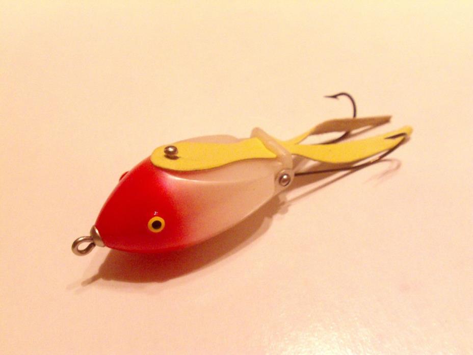 VINTAGE KATCHMORE BAIT COMPANY BASS CHARGER UNFISHED RED HEAD PALMYRA WISCONSIN