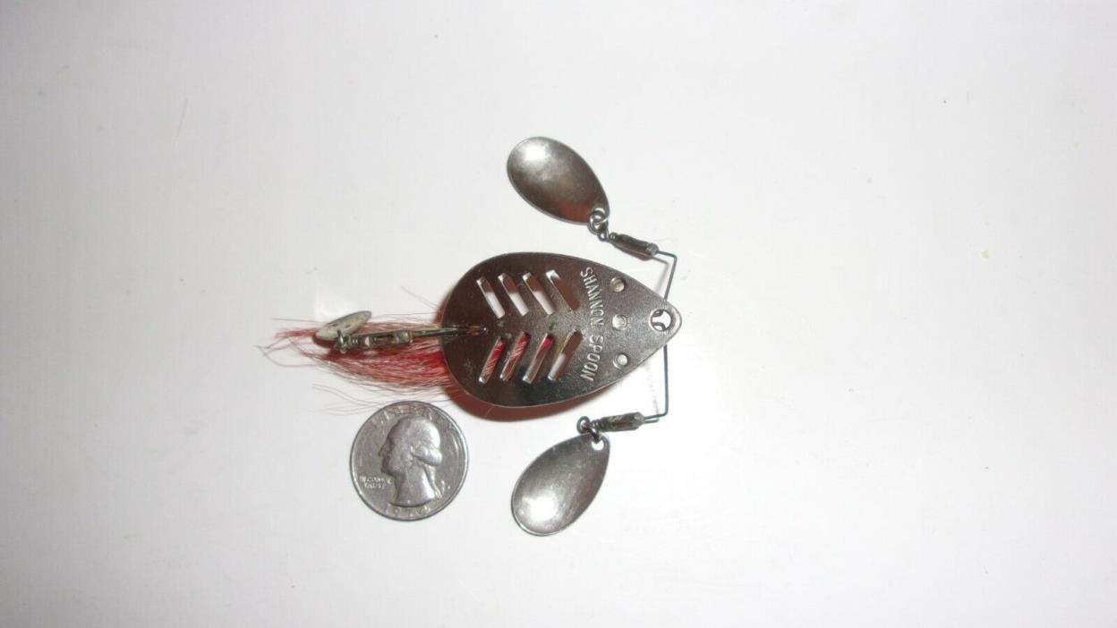 Vintage Shannon Spoon Spinner Lure Fishing - Used