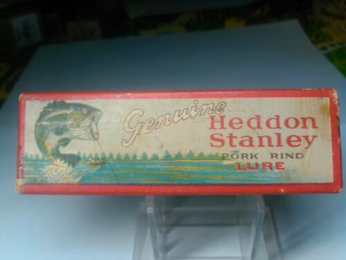 Vintage Heddon Stanley King Box Only.  290NP.  Pork Rinds Lure
