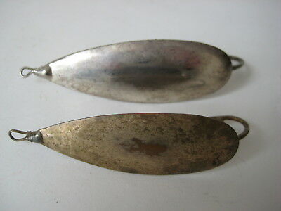 vtg FISHING LURE LOT Johnson's Silver Minnow johnson antique bait metal spoon