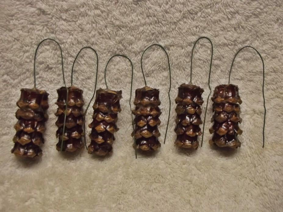 Geocache Containers - 6 (Handcrafted from natural pine cone petals) Sneaky Hides