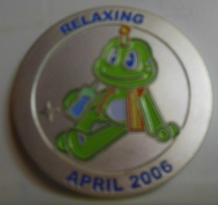 Signal the Frog - April 2006 - Satin Silver Finish - New Unactivated Geocoin