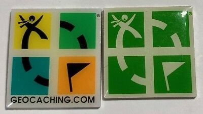 2 Geocaching.com  Logo Lapel or Hat  Pins