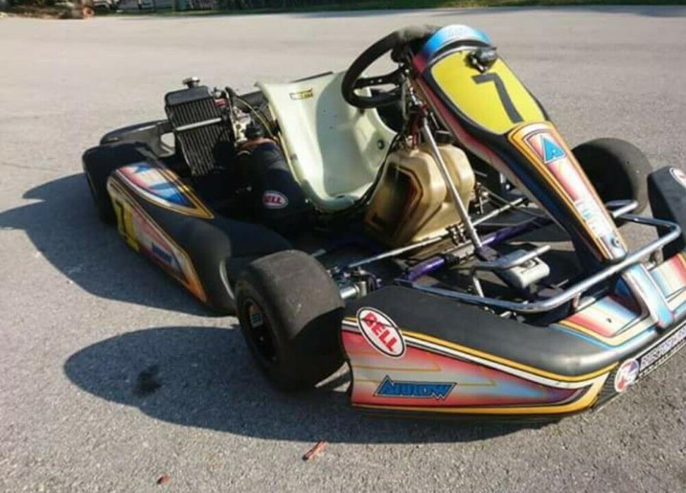 AX-9 TaG Race Kart w/ 125cc Rotax Max Engine, Non-Gearbox Chassis