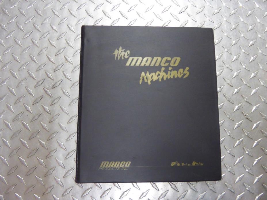 MANCO DEALER BINDER MANUALS GO KART PARTS LIST OPERATOR MANUAL GO CART